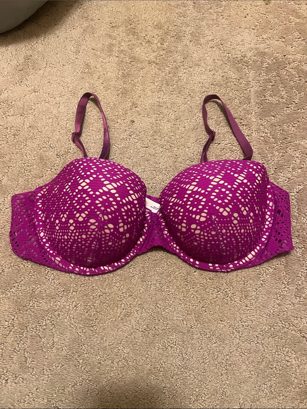 Victoria’s Secret purple lace bra